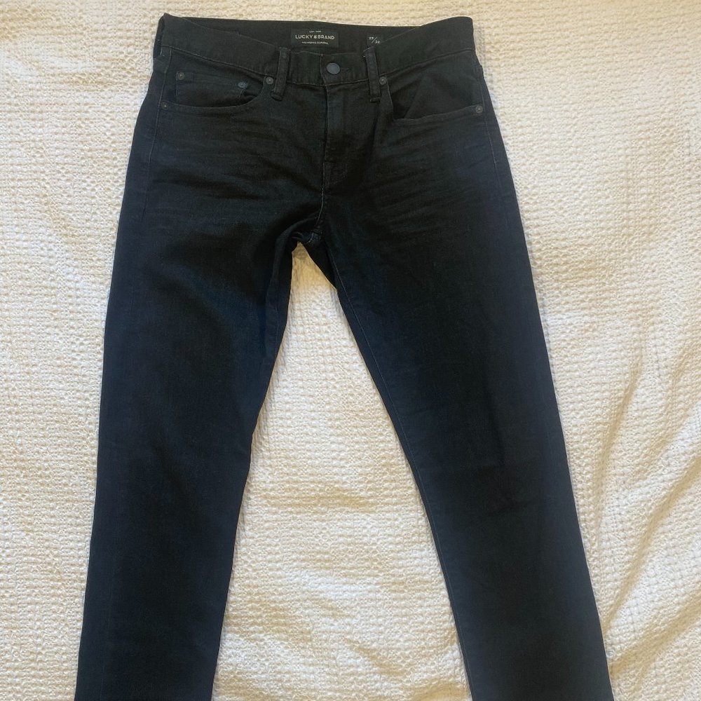 Lucky Brand - 110 Skinny Jeans - 29” x 32” Black Denim